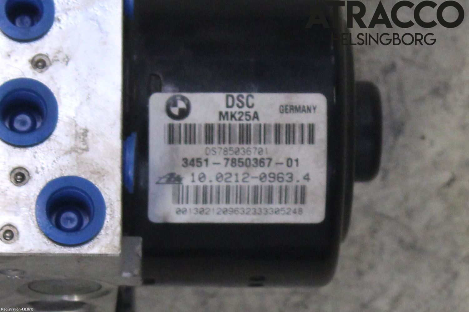 BMW 5 F10/F11/F18 09-17 Abs Hydraulikkaggregat