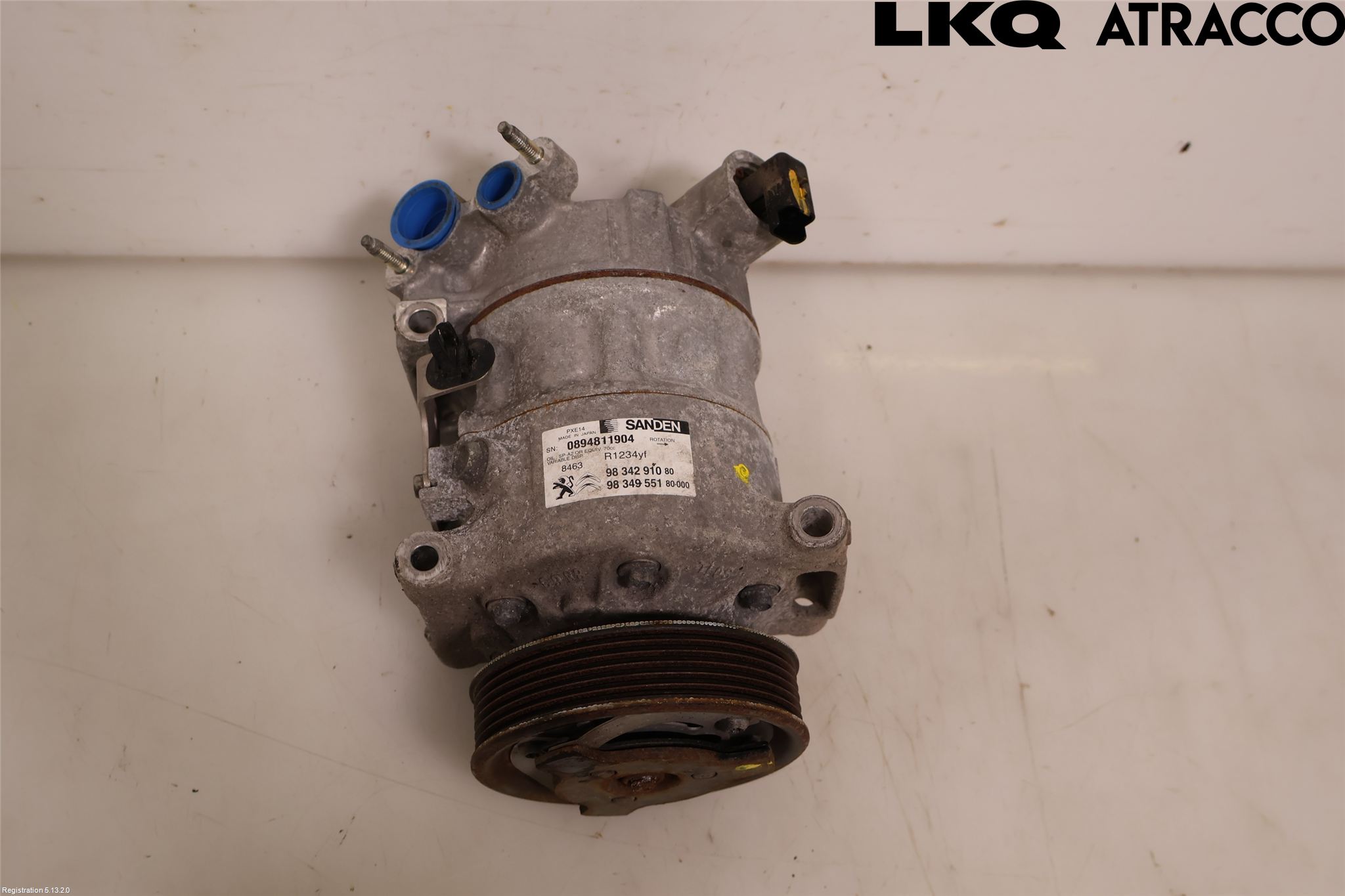 Peugeot 308 14-21 Varme Ac Kompressor