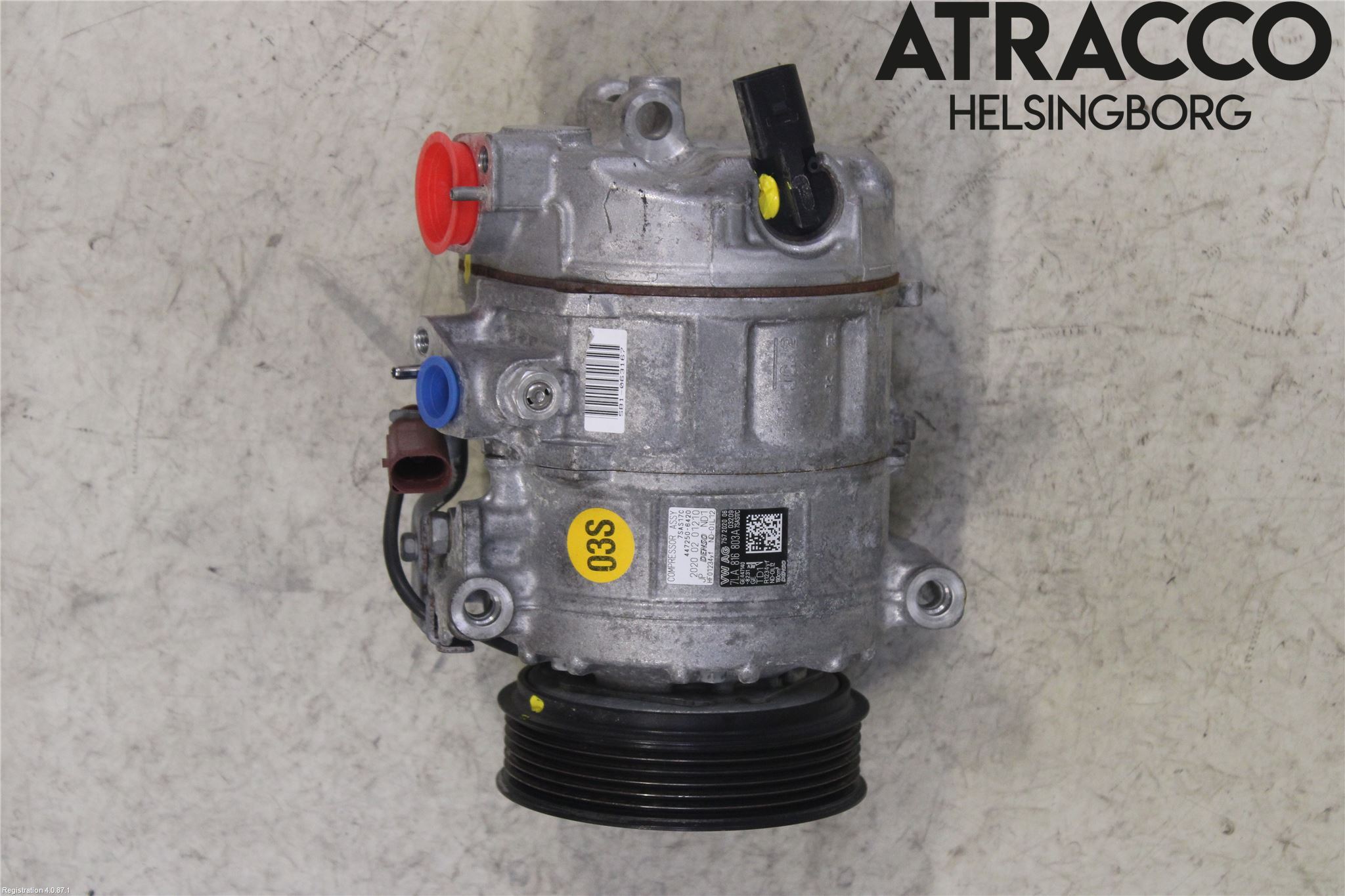 Volkswagen VW TRANSP/CARAVELLE (T6) 16-22 Varme Ac Kompressor