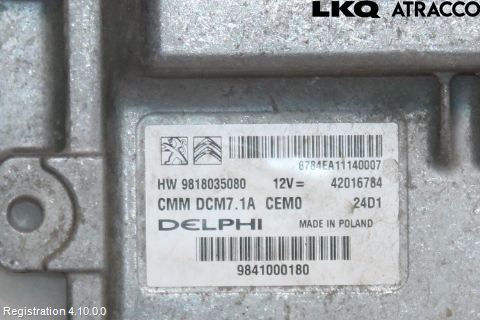 Toyota PROACE II 16- Styreenhet Dieselpumpe