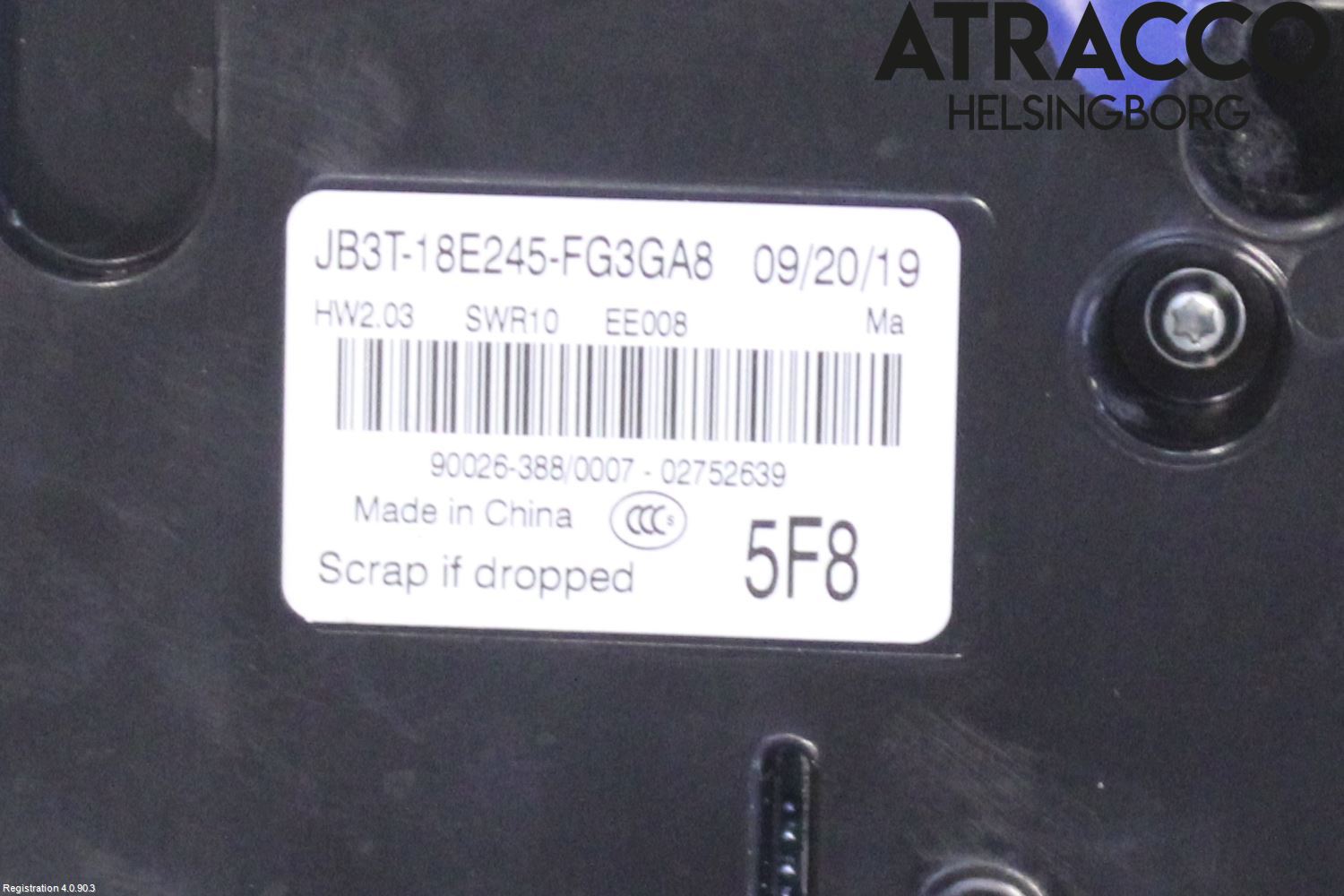 Ford RANGER EU 12-23 Varme Ac Betjening-Display