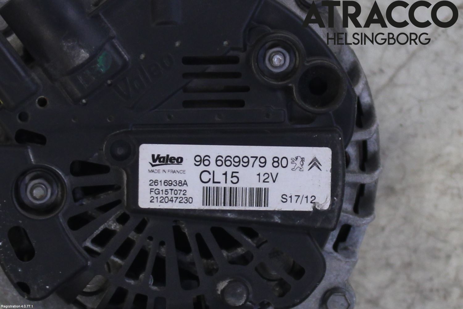 Peugeot 3008 09-16 Dynamo