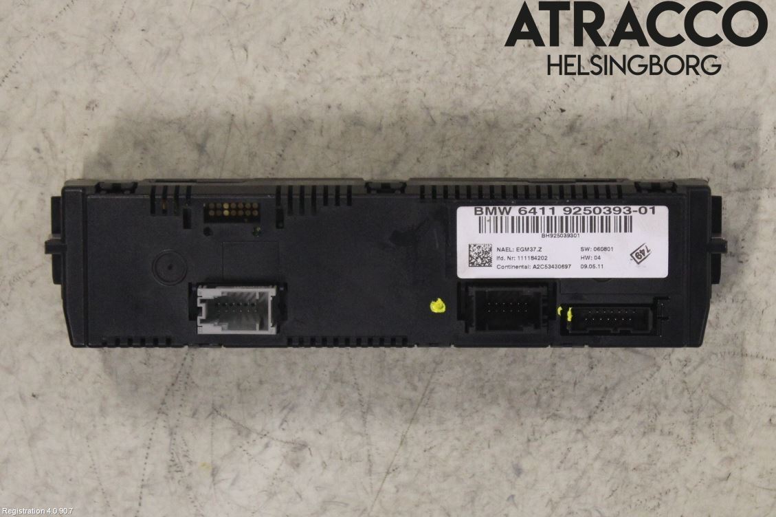 BMW 1 E87/81 5D/3D 03-11 Varme Ac Betjening-Display