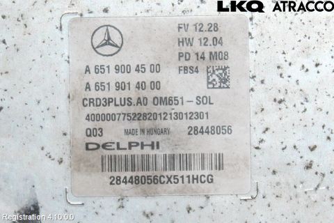 Mercedes-Benz MB C-KLASS (W205) 14-21 Styreenhet Dieselpumpe