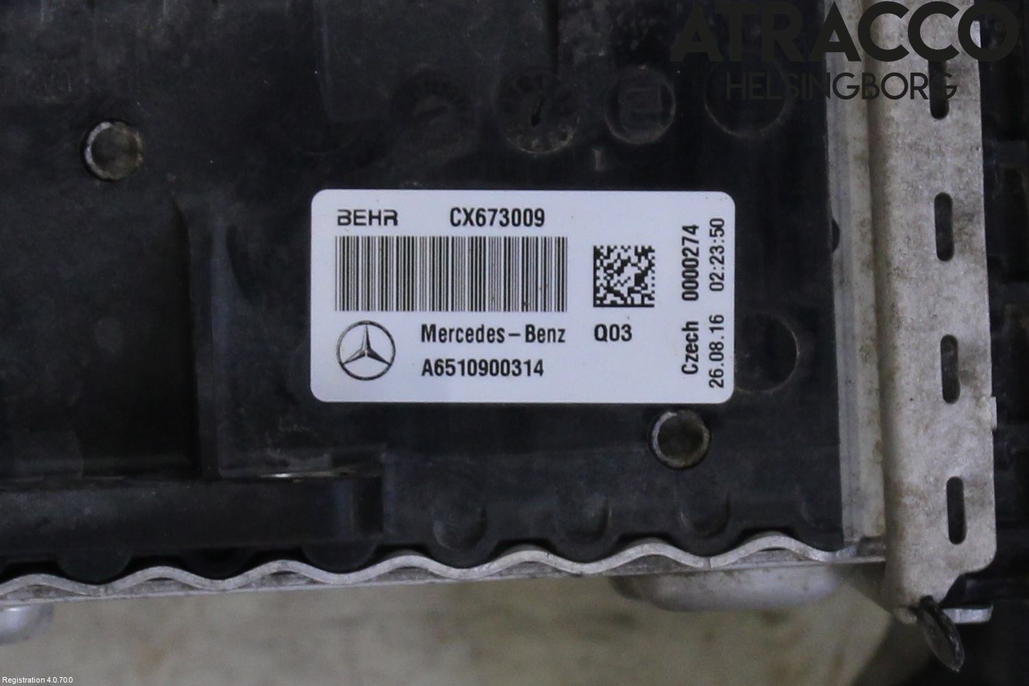 Mercedes-Benz MB GLC-KLASS (X253/C253) 15-22 Intercooler Radiator