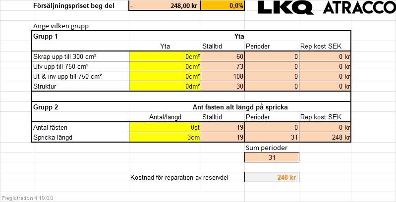 Ford KUGA 08-12 Grilldel Midt