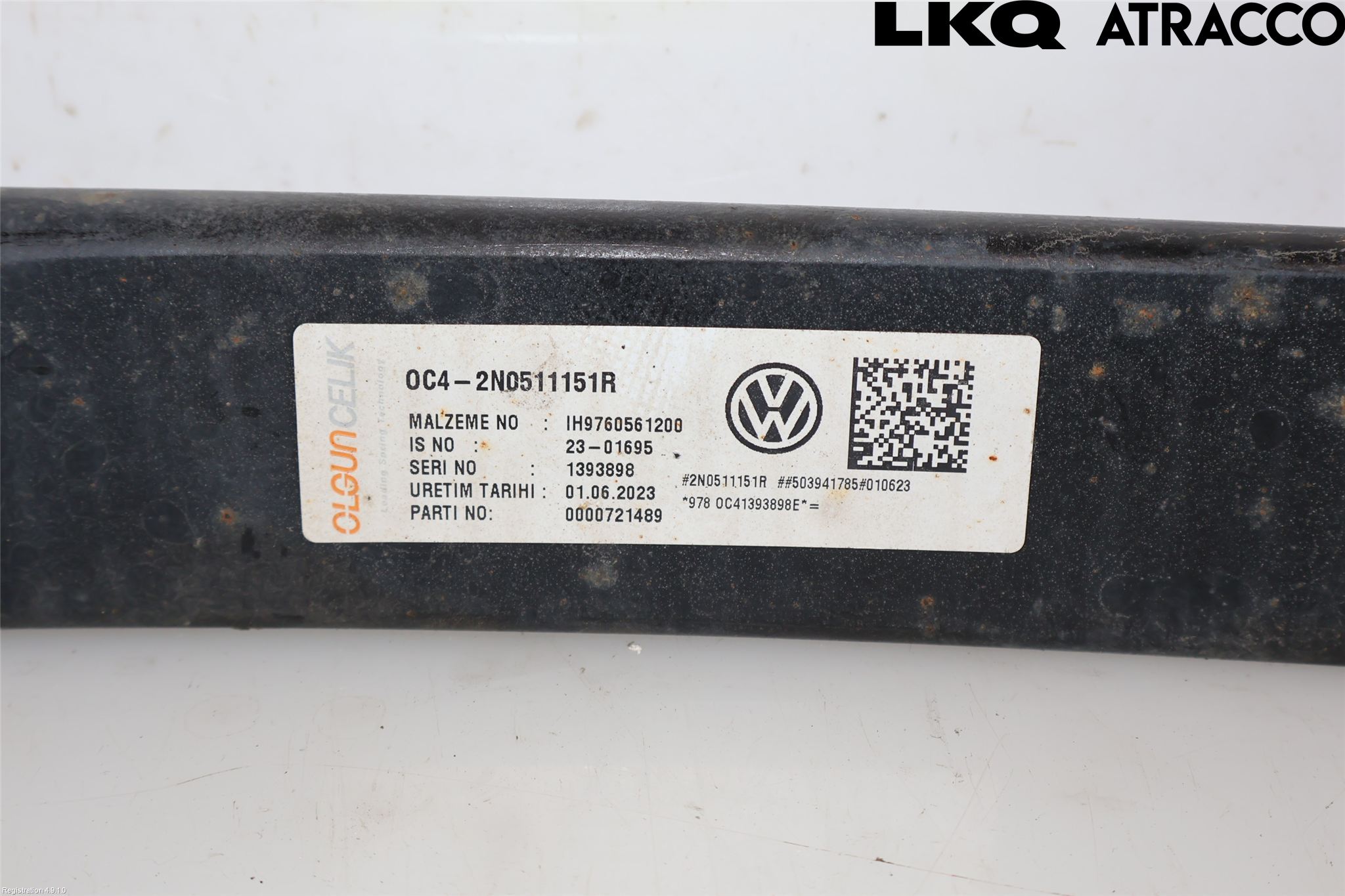 Volkswagen VW CRAFTER II / E-CRAFTER 17- Fjær Bak Blad