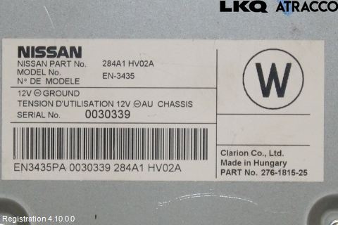 Nissan QASHQAI 17-21 Styreenhet Øvrig