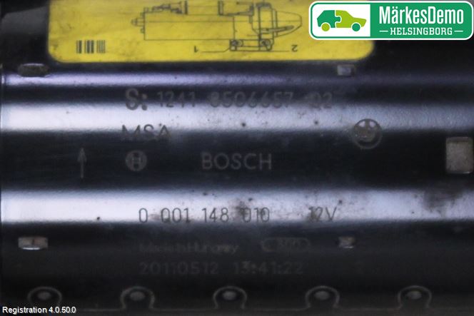 BMW X3 F25 10-17 Startmotor Diesel