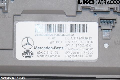Mercedes-Benz MB AMG GT (C190/R190) 14-22 Styreenhet Klima