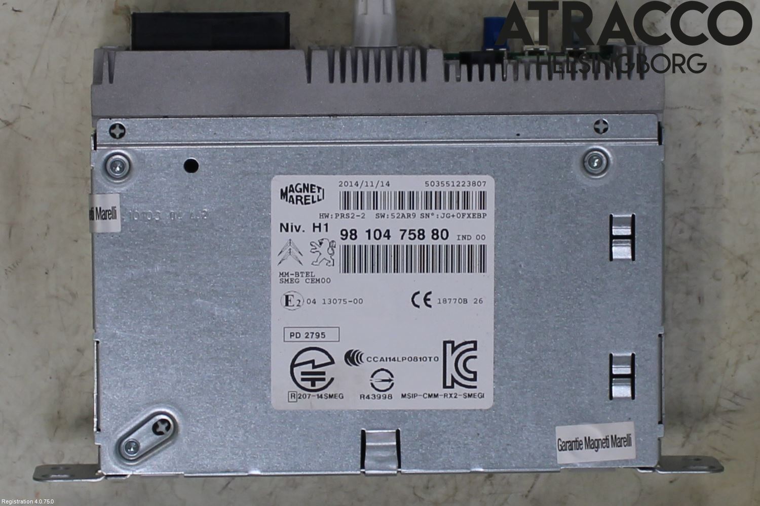 Peugeot 308 14-21 Stereo Radio