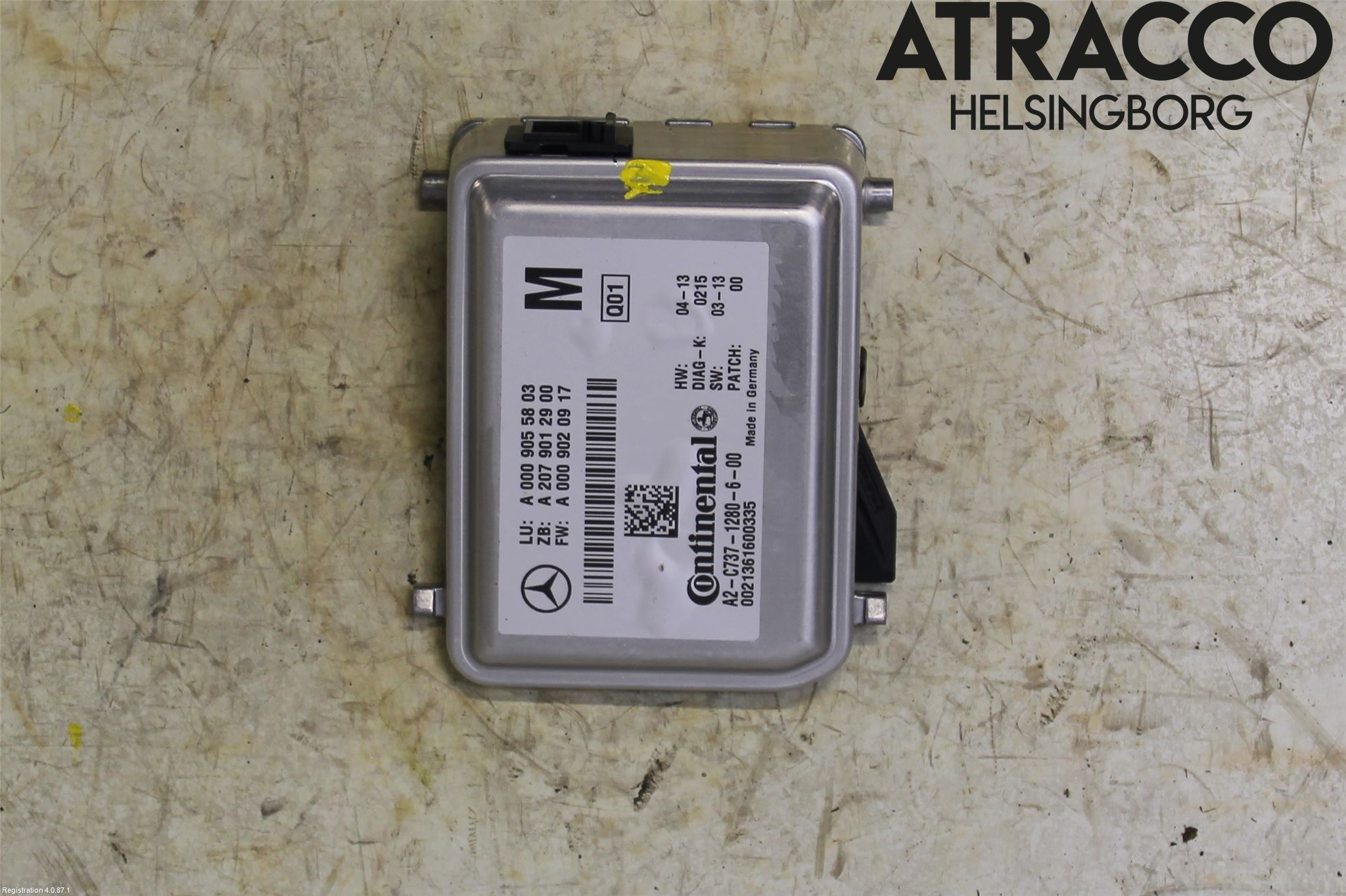 Mercedes-Benz MB E-KLASS (W212) 09-16 Sensor Kollisjonsbeskyttelse