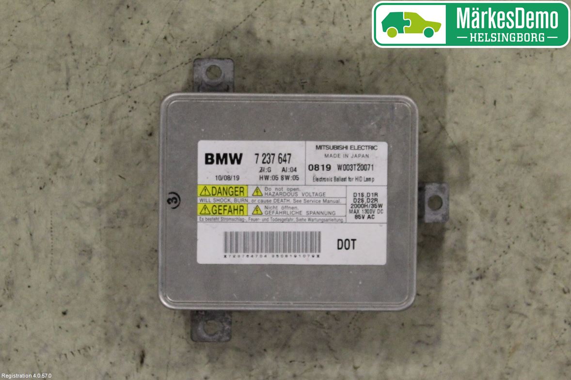 BMW 5 F10/F11/F18 09-17 Styreenhet Xenon