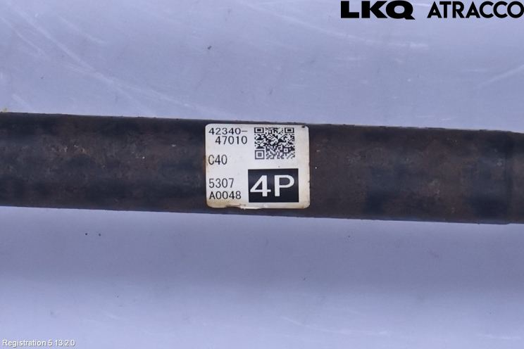 Toyota YARIS CROSS XP21 21- Drivaksel Bak Kompl Venstre