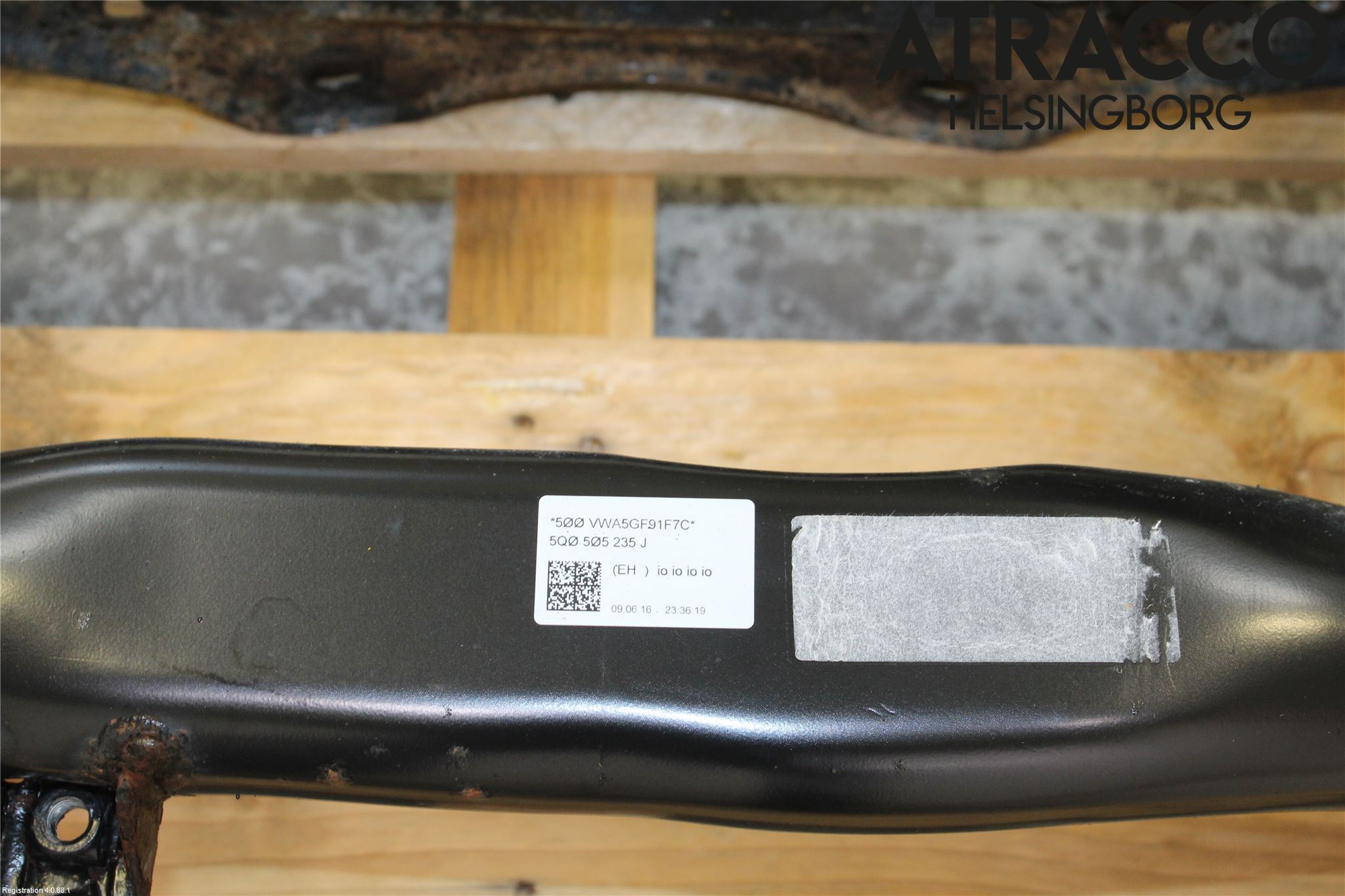 Volkswagen VW PASSAT 15-19 Bakaksel Feste Travers-Ramme