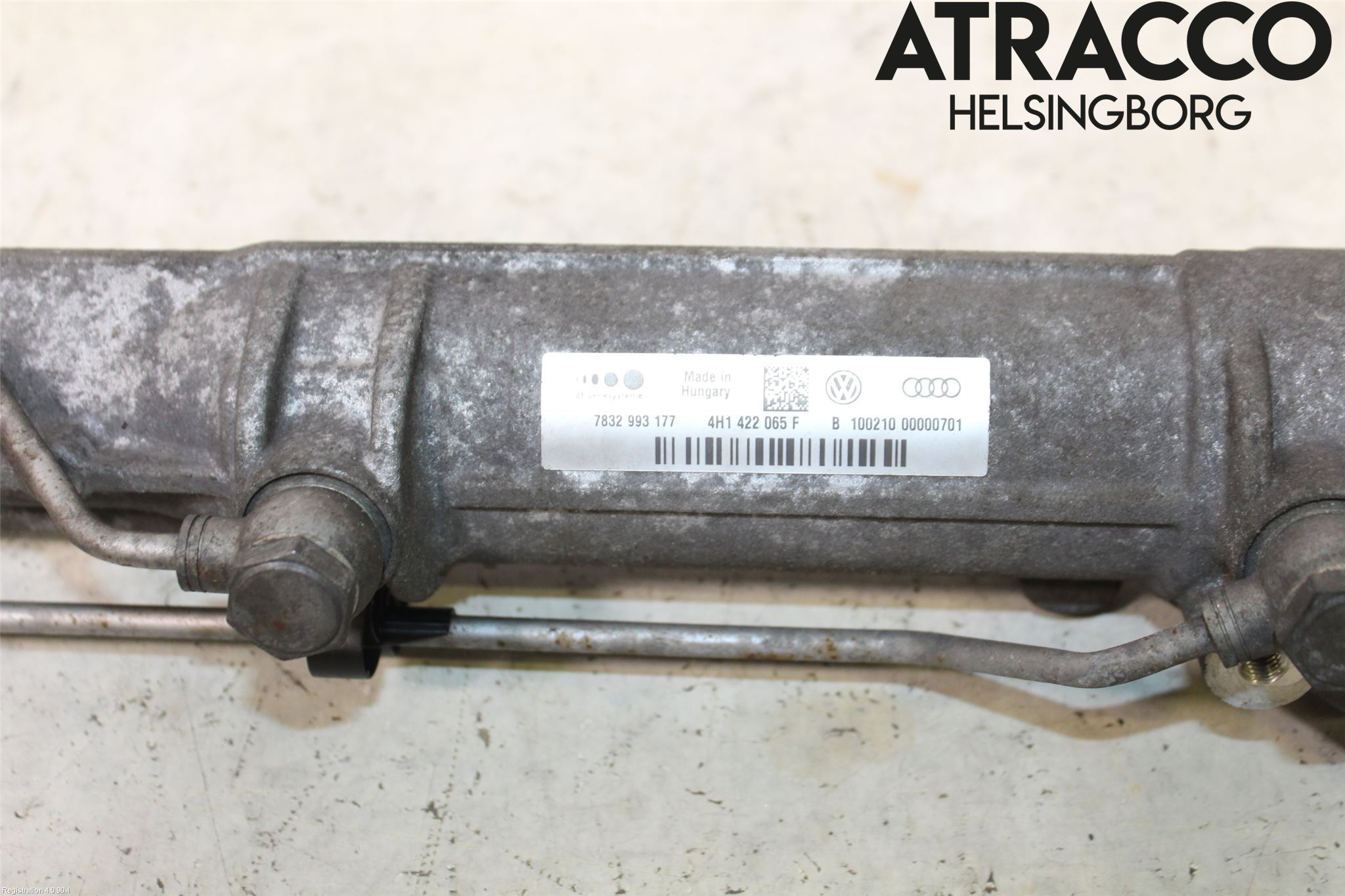 Audi A8/S8 4H 10-17 Servo Snekke - Tannstang
