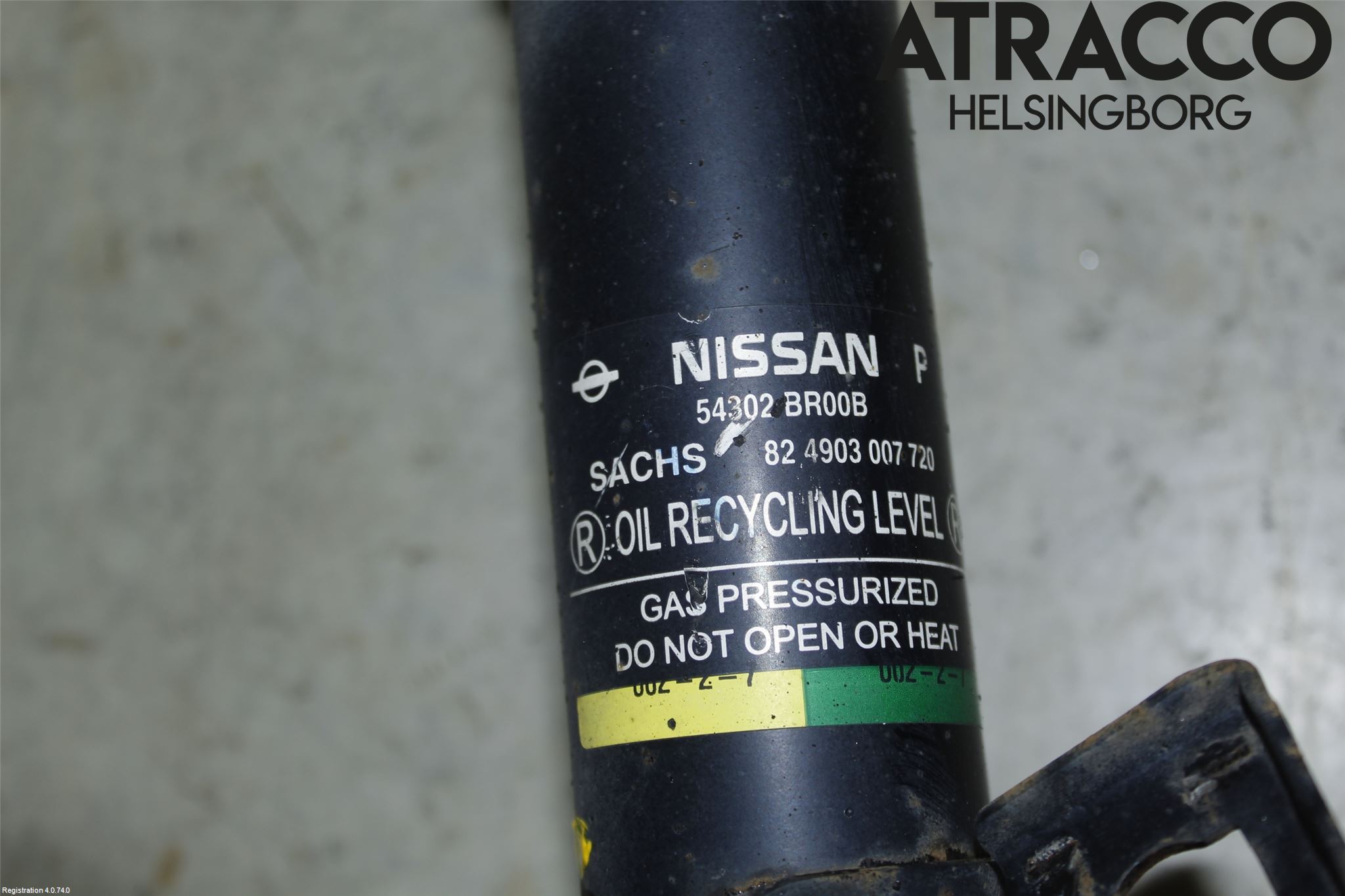 Nissan QASHQAI 10-14 Fjærbein Foran Høyre