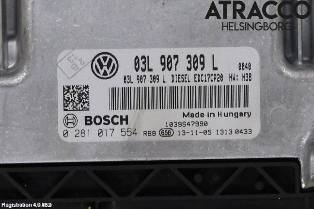Volkswagen VW TRANSP/CARAVELLE (T5) 04-15 Styreenhet Dieselpumpe