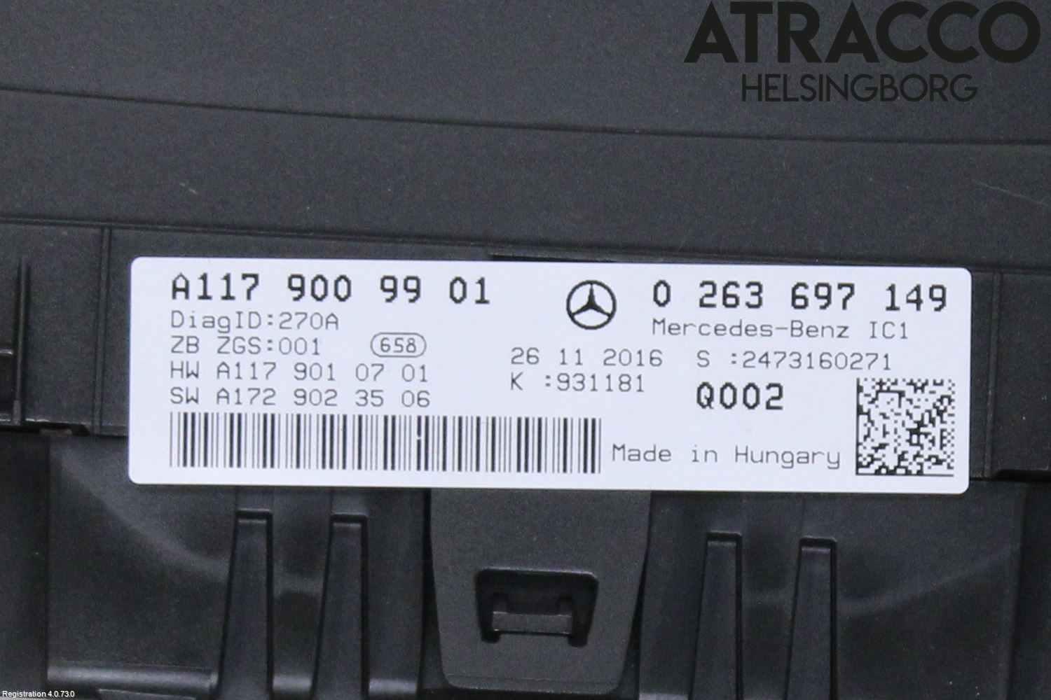 Mercedes-Benz MB CLA-KLASS (C117/X117) 13-19 Instr Kombinert