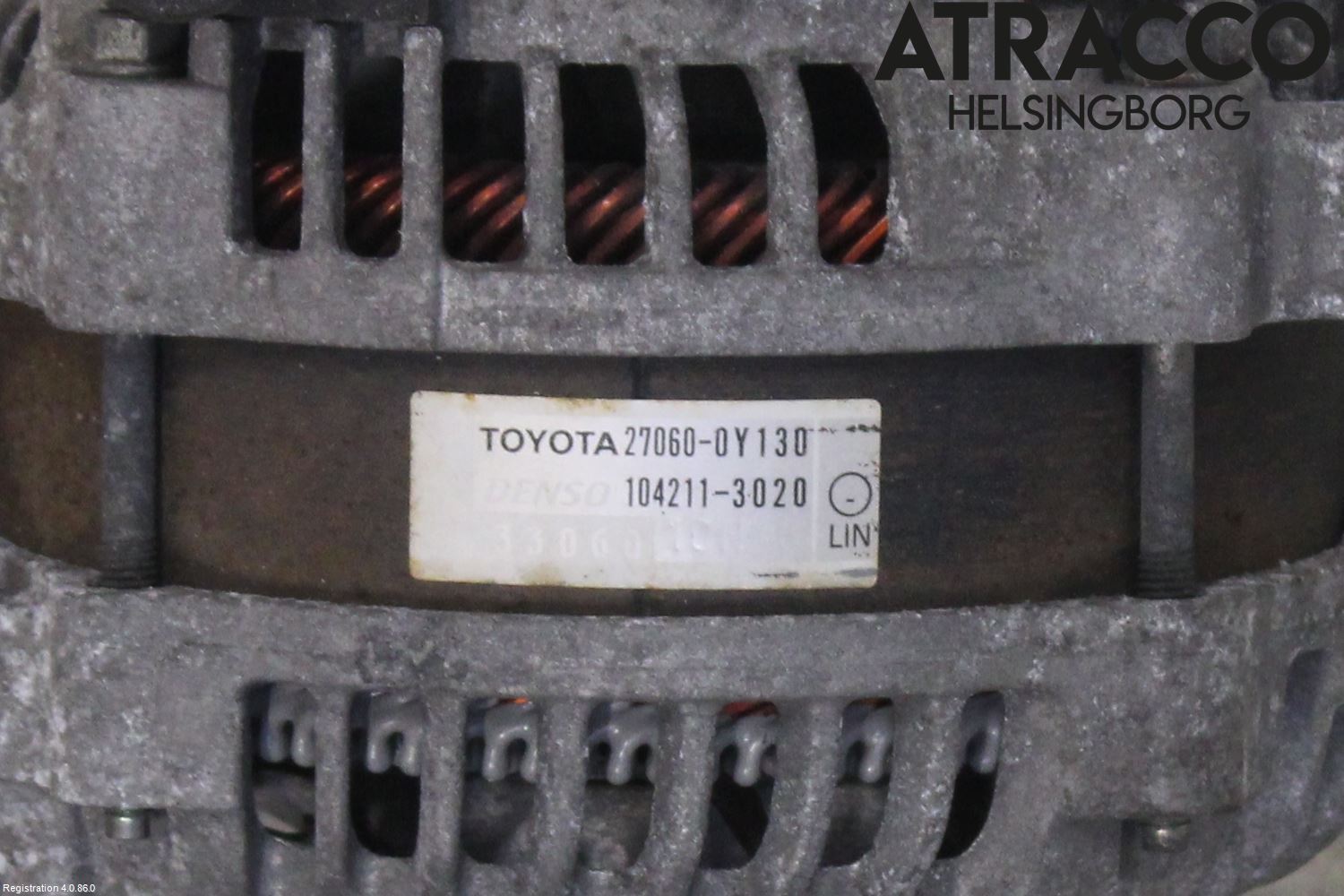 Toyota YARIS XP130 12-14 Dynamo
