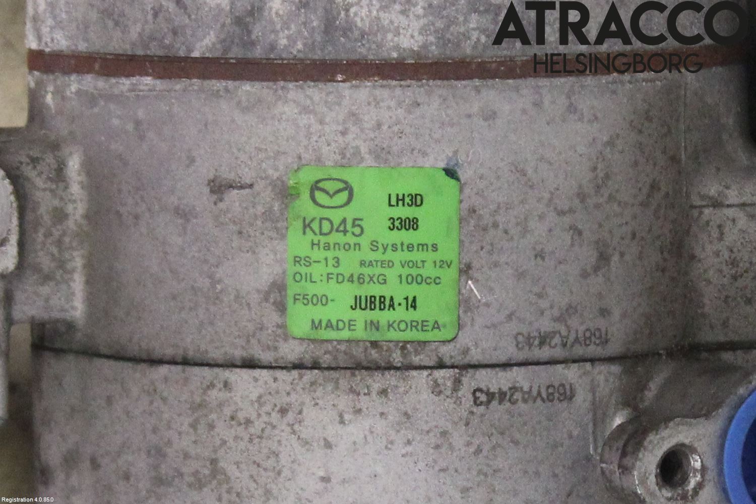 Mazda 3 III 14-19 Varme Ac Kompressor