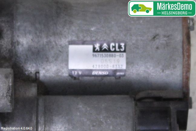 Peugeot 208 12-15 Startmotor Diesel