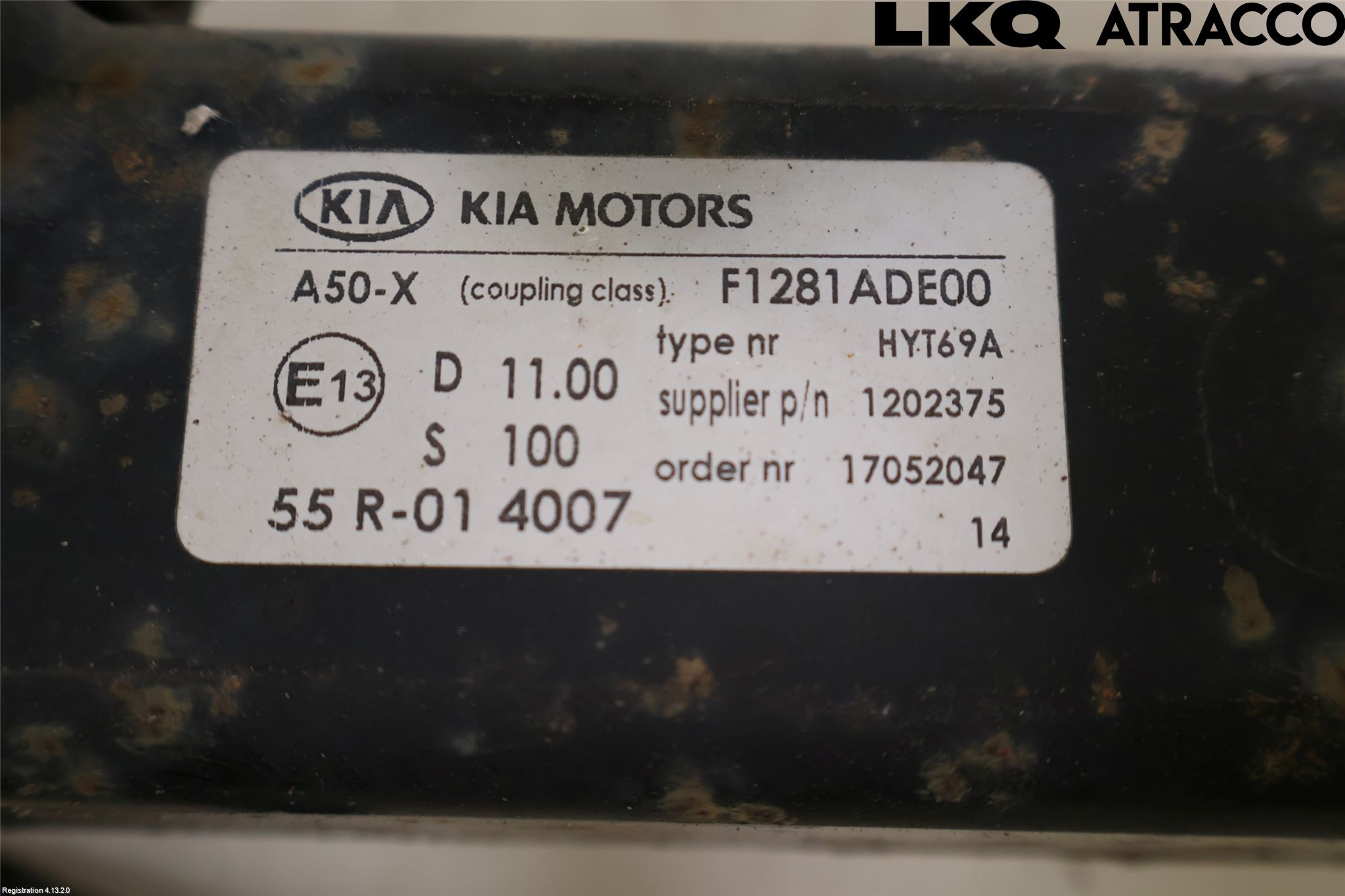 Kia SPORTAGE (QL) 16-21 Tilhengerfeste