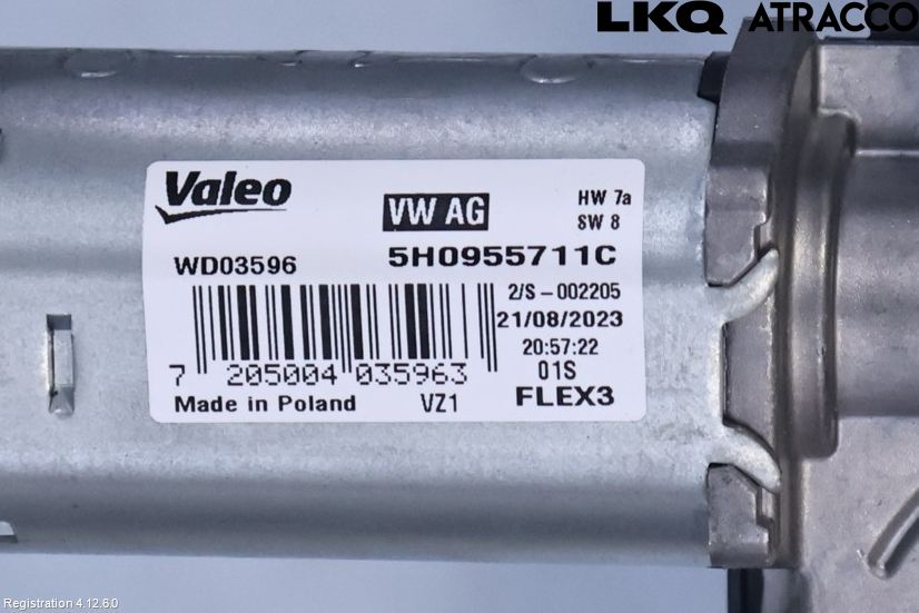 Volkswagen VW GOLF / E-GOLF VIII 20- Viskermotor Bakluke