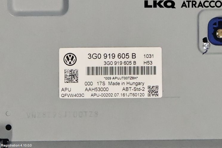 Volkswagen VW GOLF SPORTSVAN 15-20 Stereo Radio Med Cd