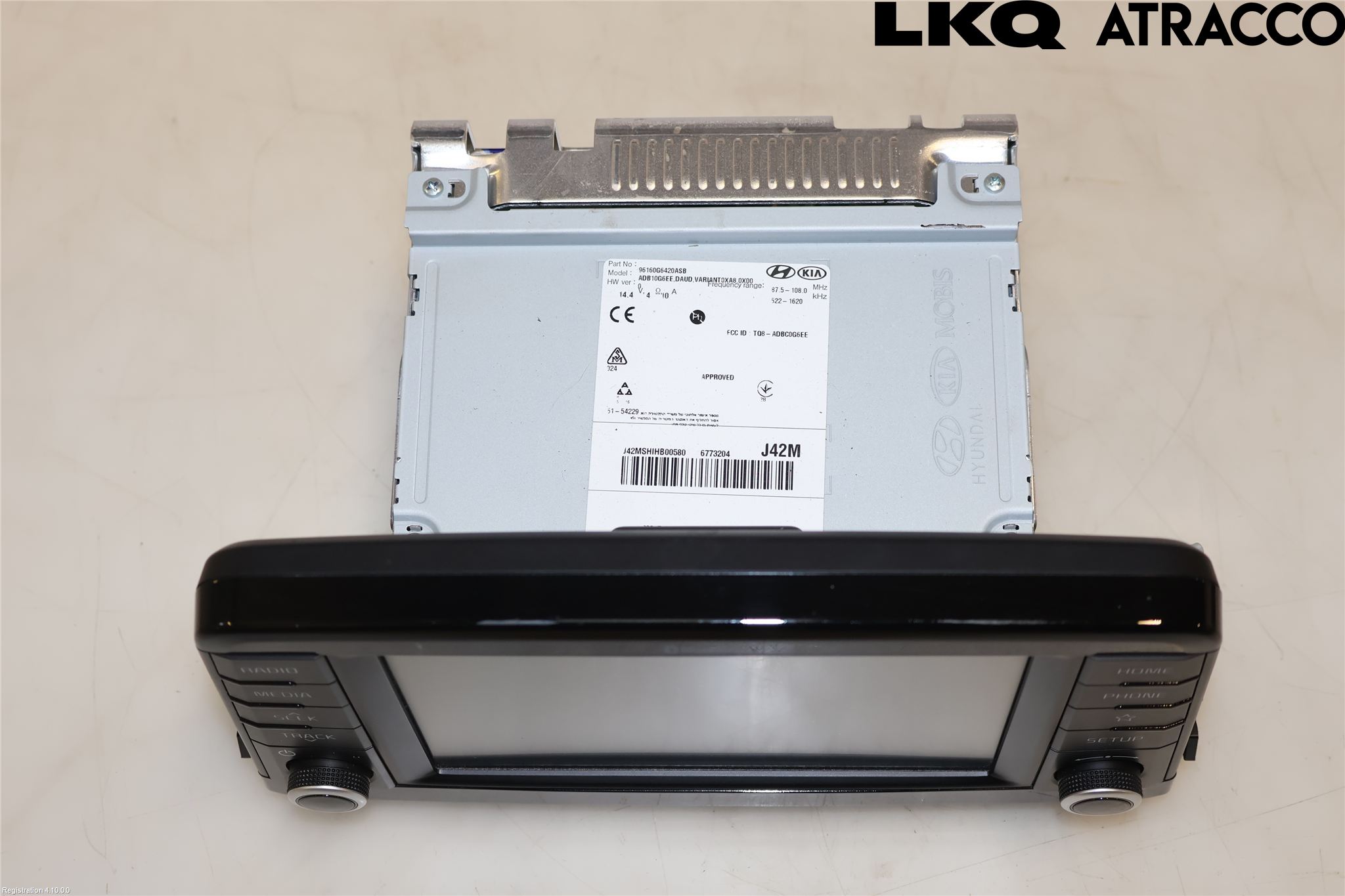 Kia PICANTO 17- Stereo Radio Med Cd