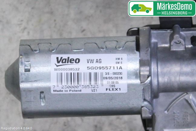Volkswagen VW GOLF / E-GOLF VII 13-20 Viskermotor Bakluke