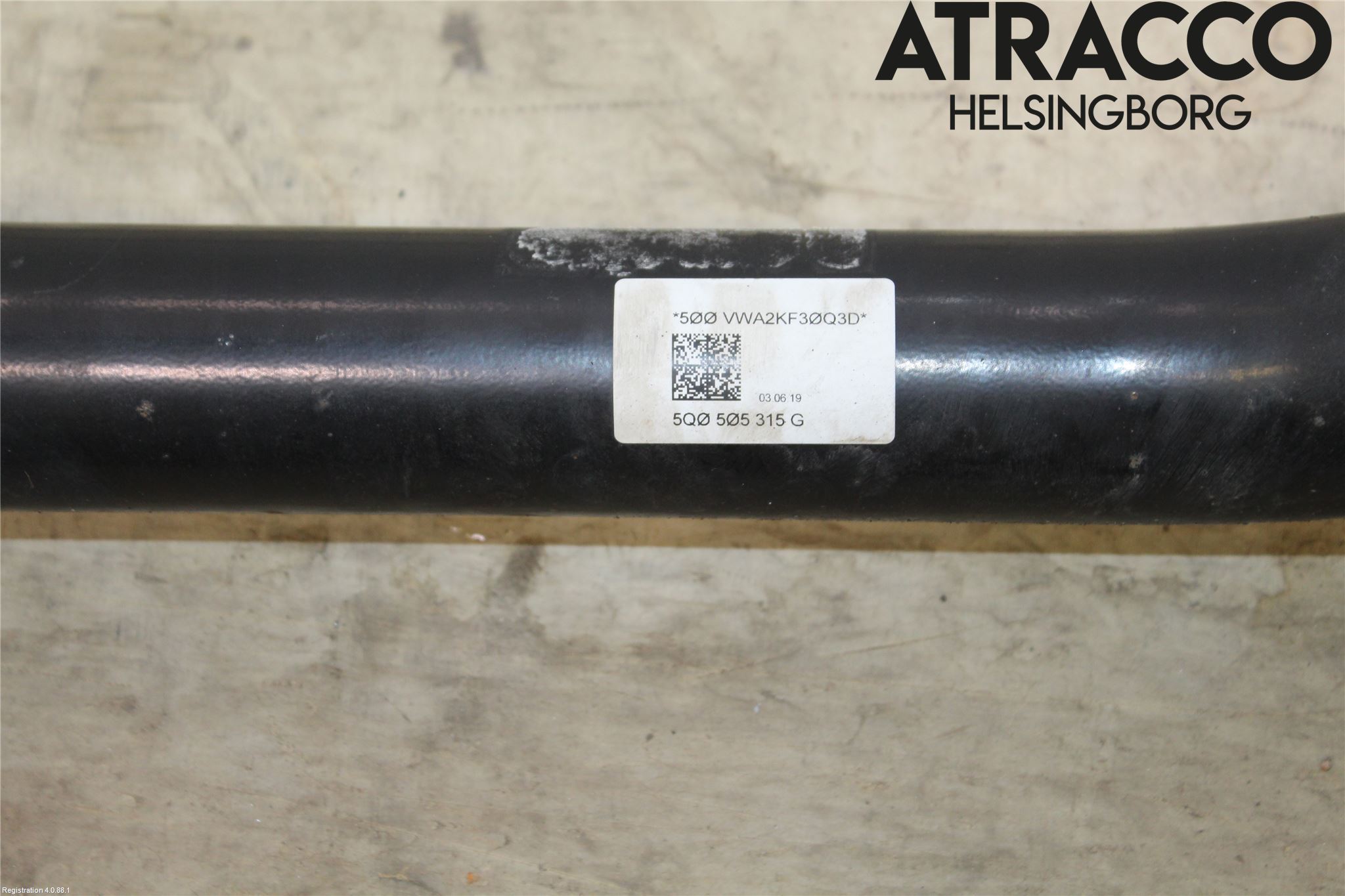 Audi A3/S3 8V 13-20 Bakaksel Feste Travers-Ramme
