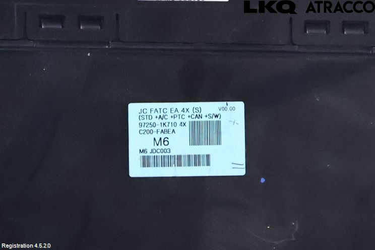 Hyundai ix20 Varme Ac Betjening-Display