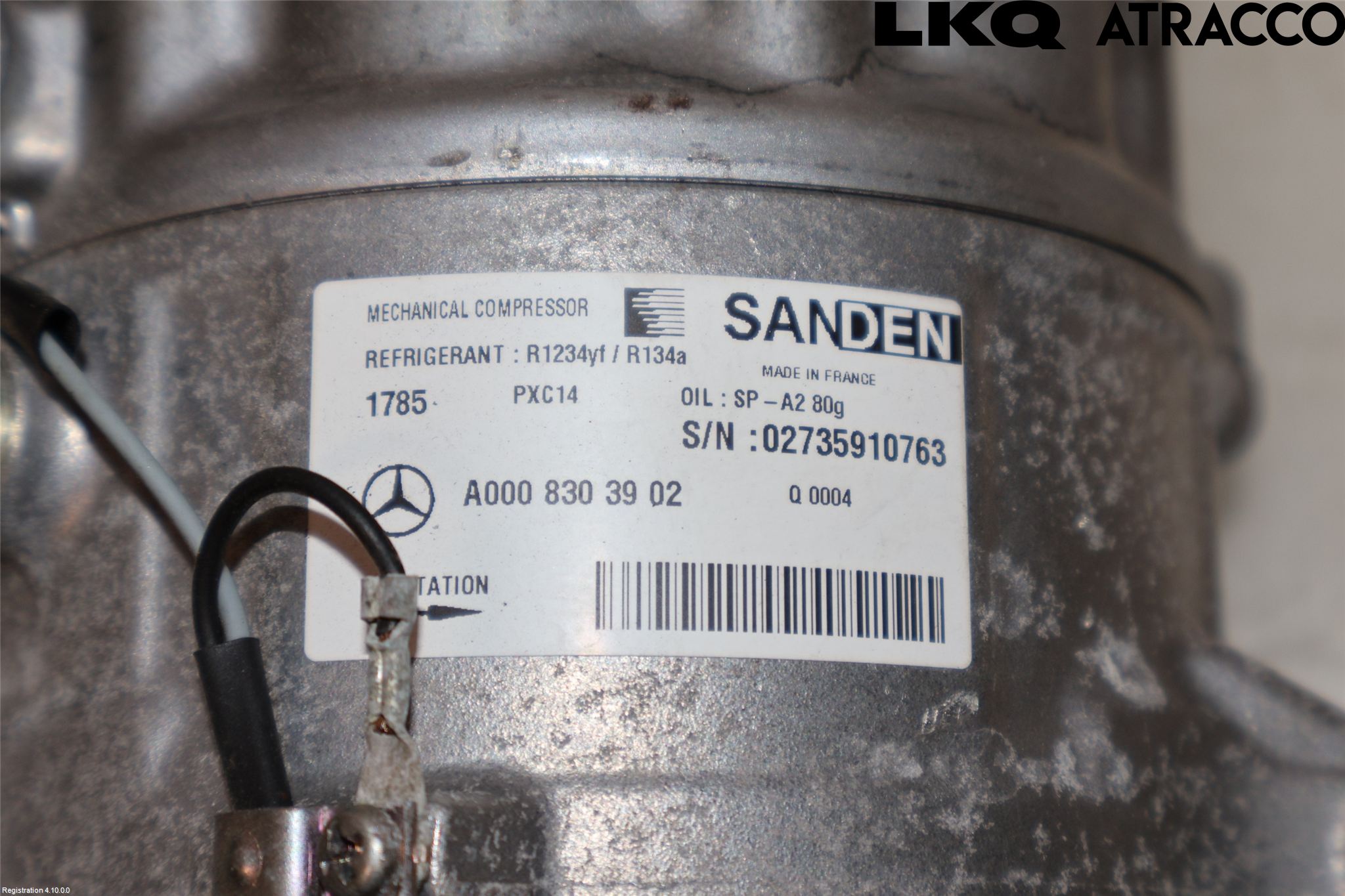 Mercedes-Benz MB C-KLASS (W205) 14-21 Varme Ac Kompressor