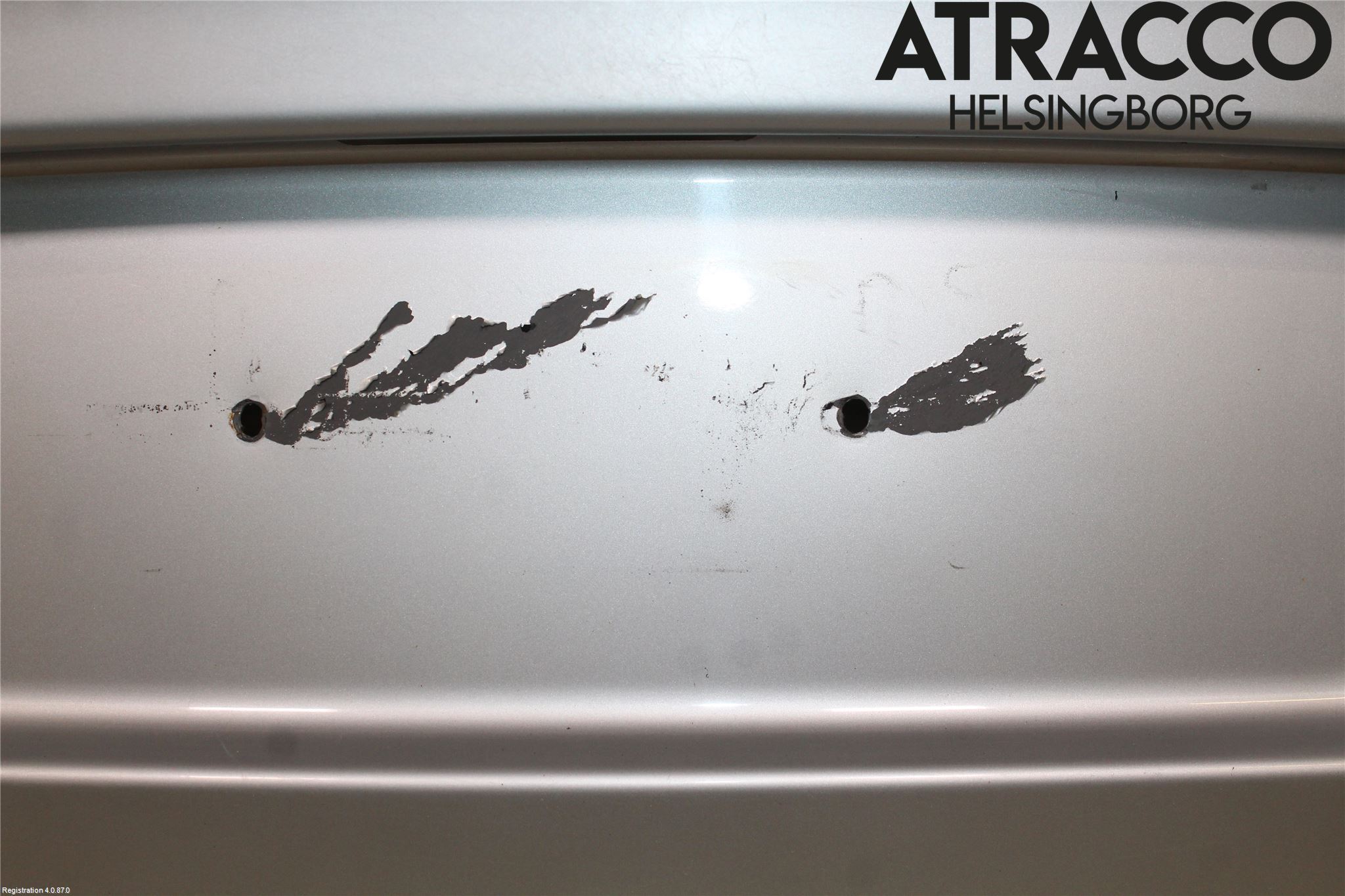 Volvo S80 99-03 Refleksplate - Skiltplate