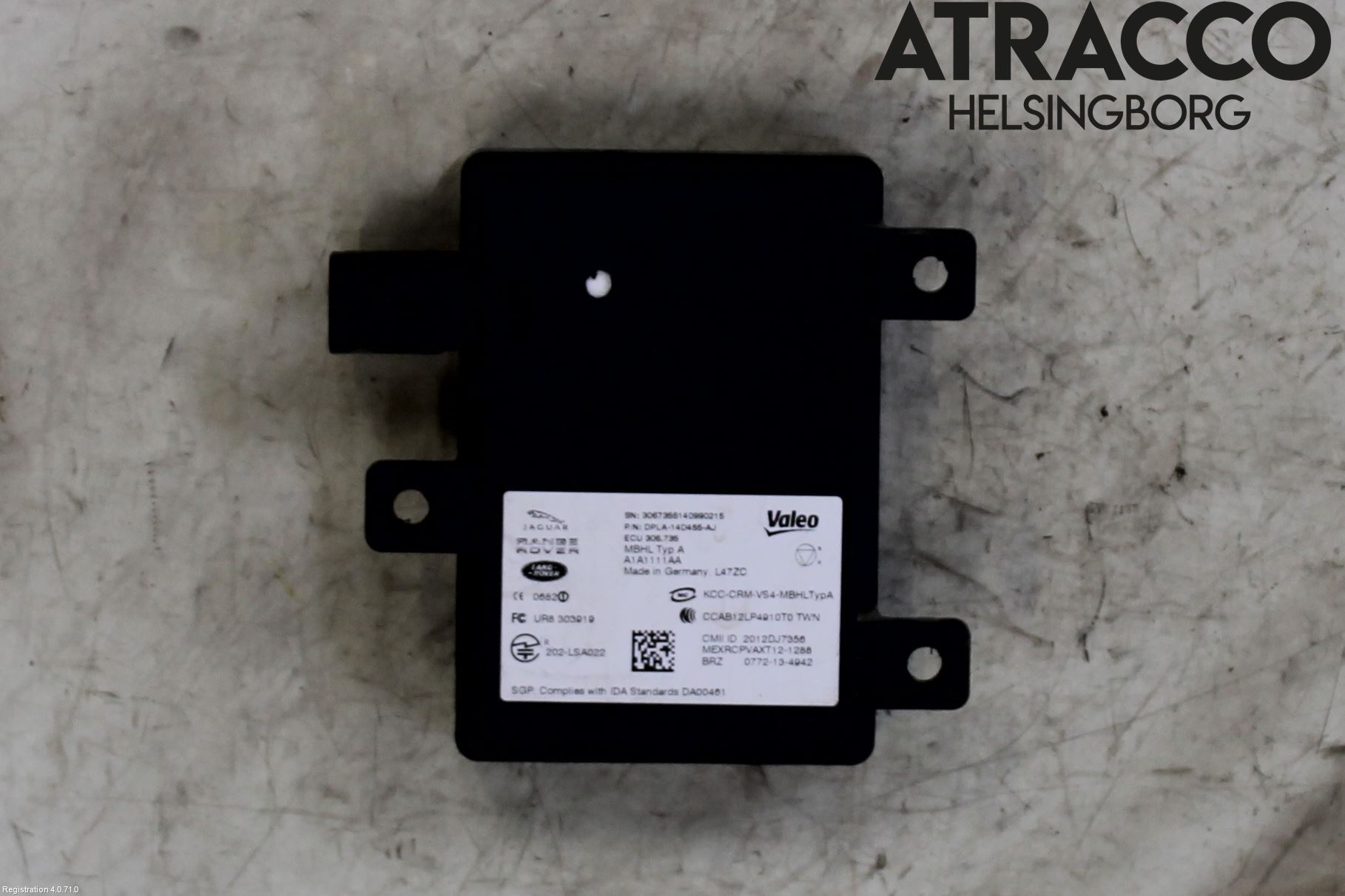 Landrover RANGE ROVER SPORT (L494) 14-22 Sensor Kollisjonsbeskyttelse