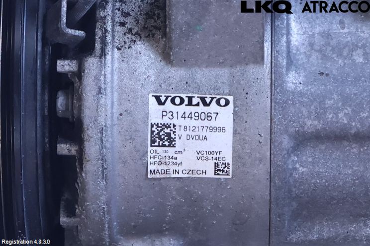Volvo V60 19- Varme Ac Kompressor