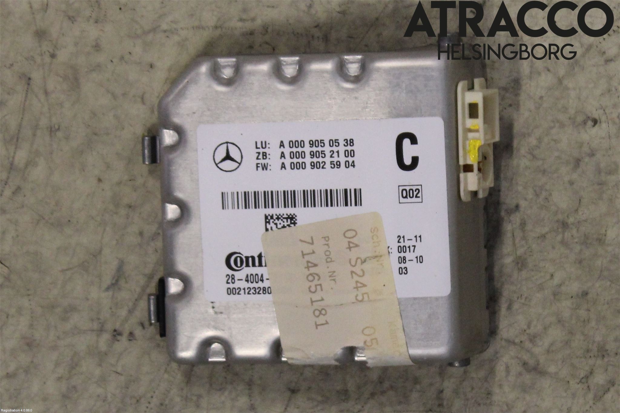 Mercedes-Benz MB CLS (C218/X218) 11-17 Sensor Kollisjonsbeskyttelse