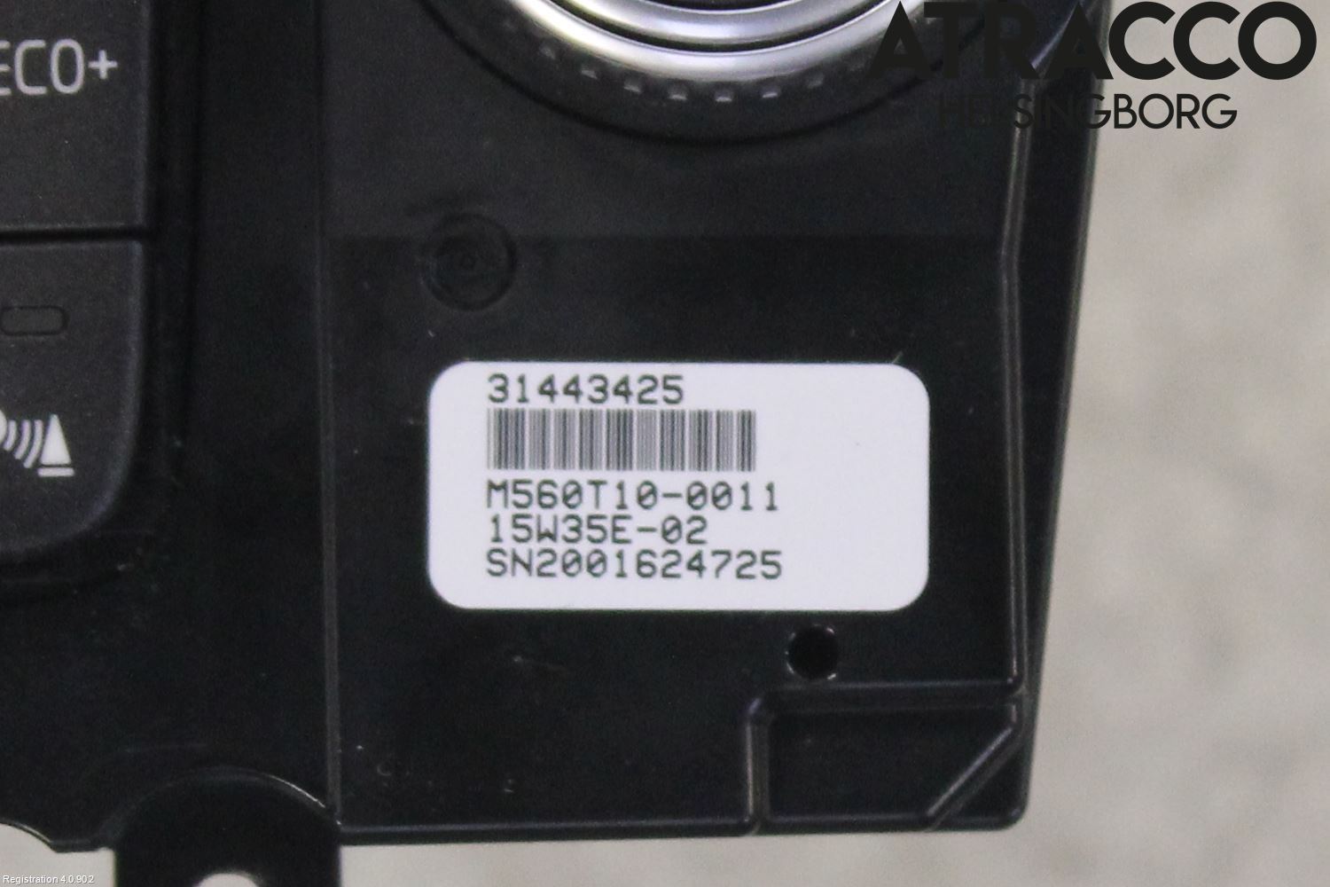 Volvo S60 CROSS COUNTRY 16-19 Varme Ac Betjening-Display