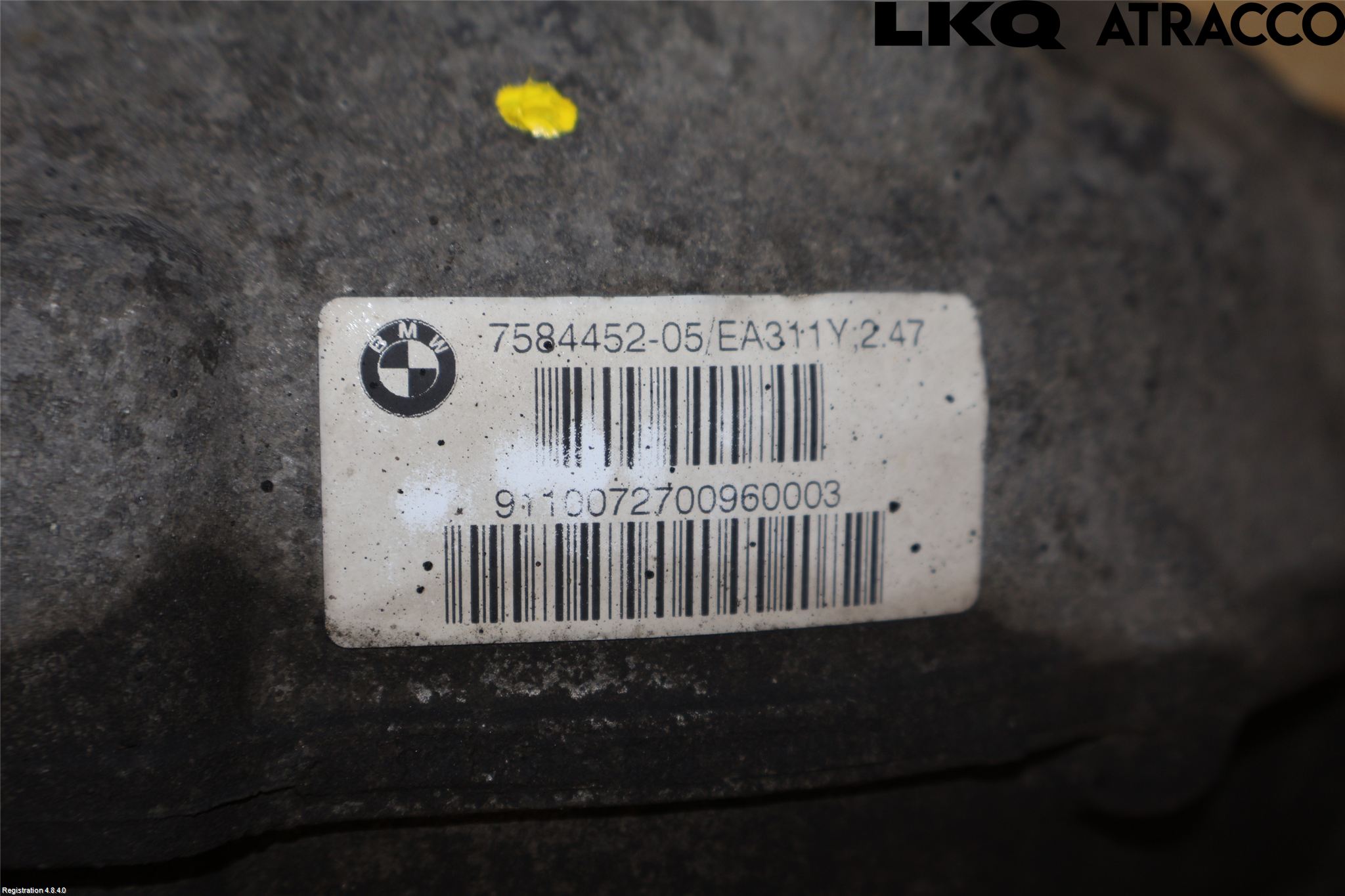 BMW 5 F10/F11/F18 09-17 Bakaksel Kardang Bak -Diff