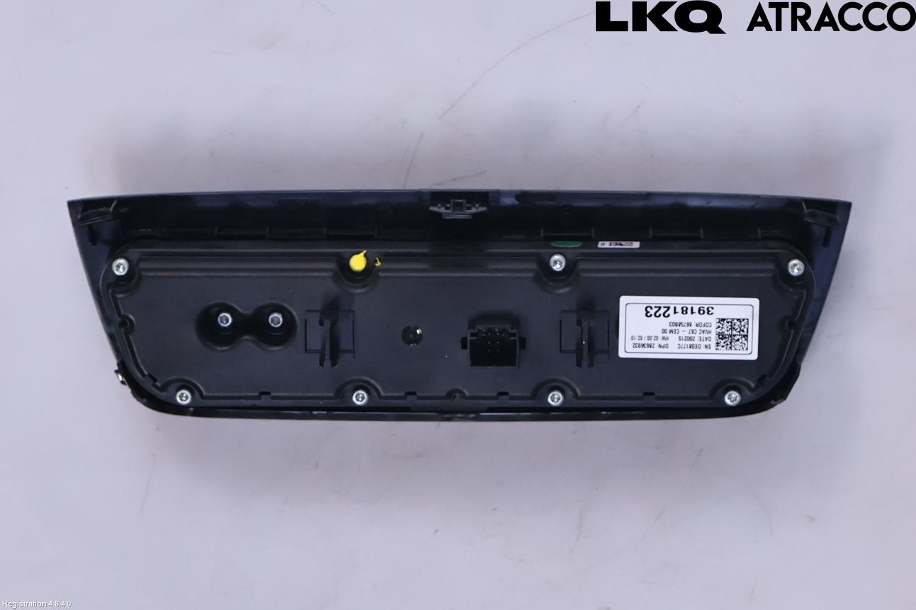 Opel CORSA F, CORSA-E 20- Varme Ac Betjening-Display