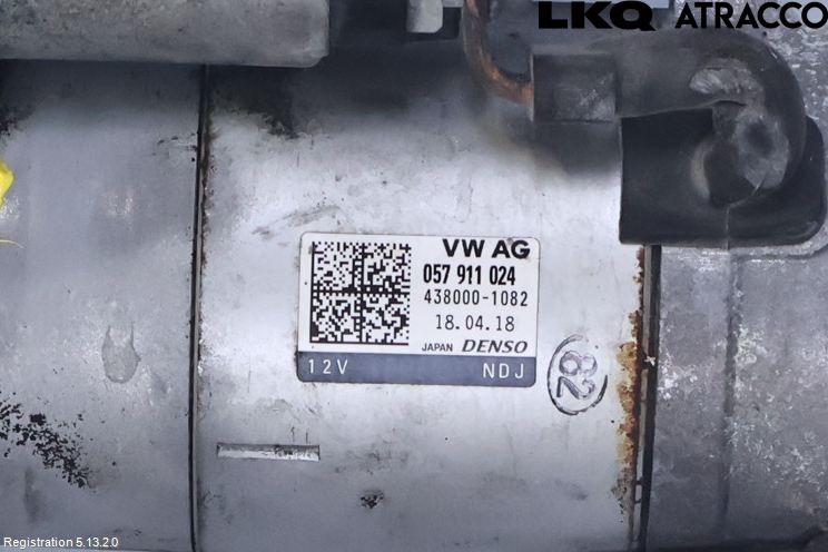 Volkswagen VW TOUAREG CR 18- Startmotor Diesel