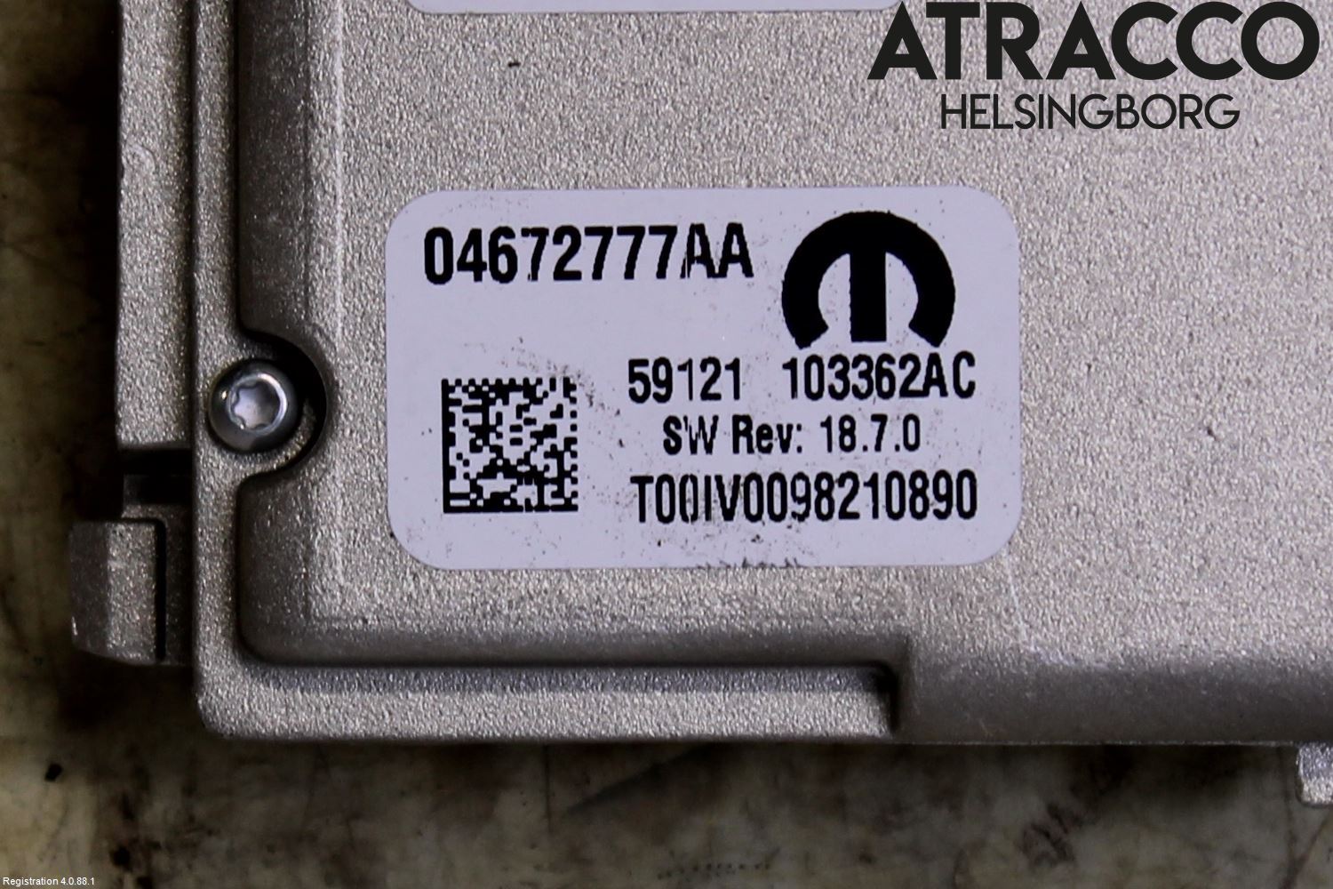 Jeep GRAND CHEROKEE 10-20 Sensor Kollisjonsbeskyttelse