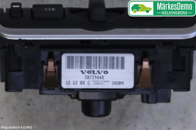 Volvo V70 14-16 Bryter Hovedlys