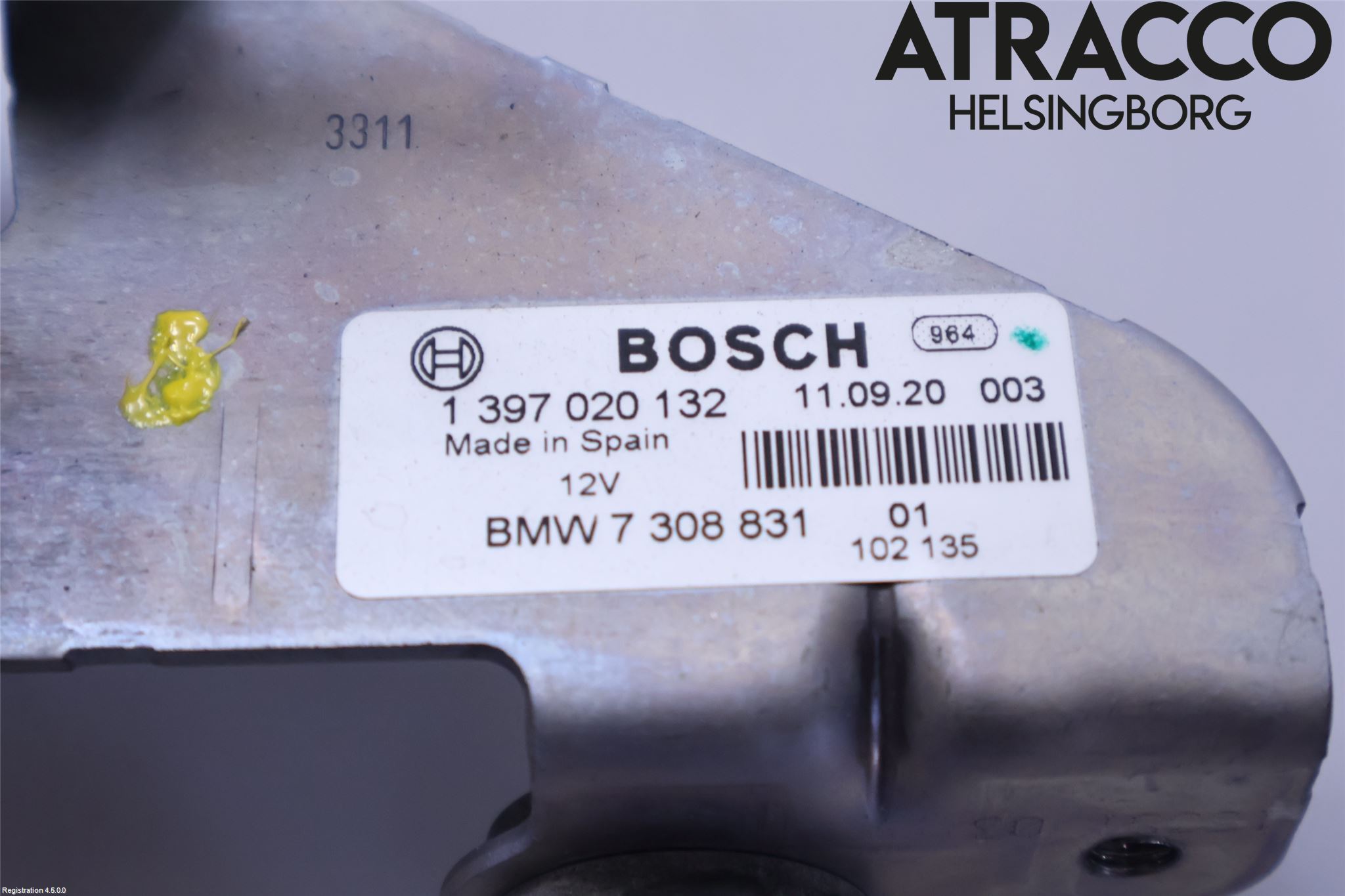 BMW 5 F10/F11/F18 09-17 Bakluke-Lokk Låsekasse