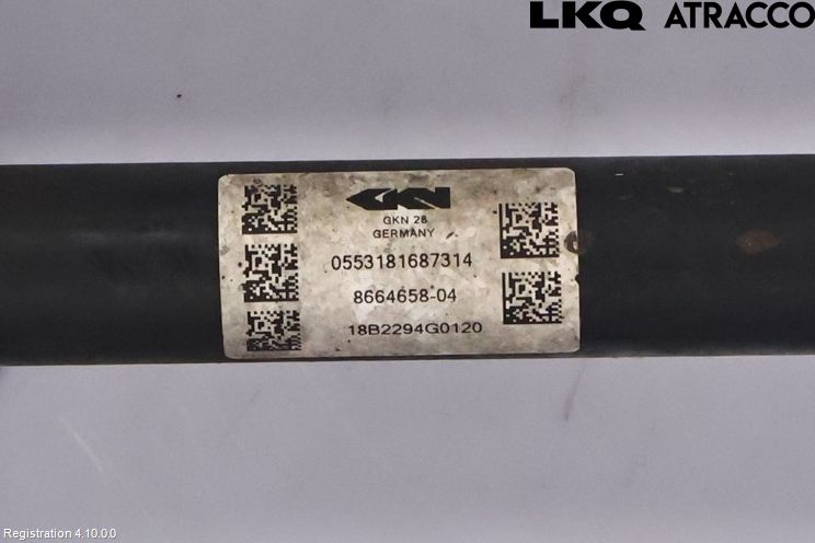 BMW 5 G30/G31/F90 17-23 Drivaksel Bak Kompl Høyre