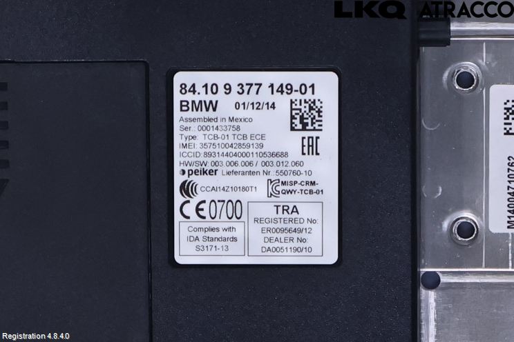 BMW X3 F25 10-17 Styreenhet Øvrig