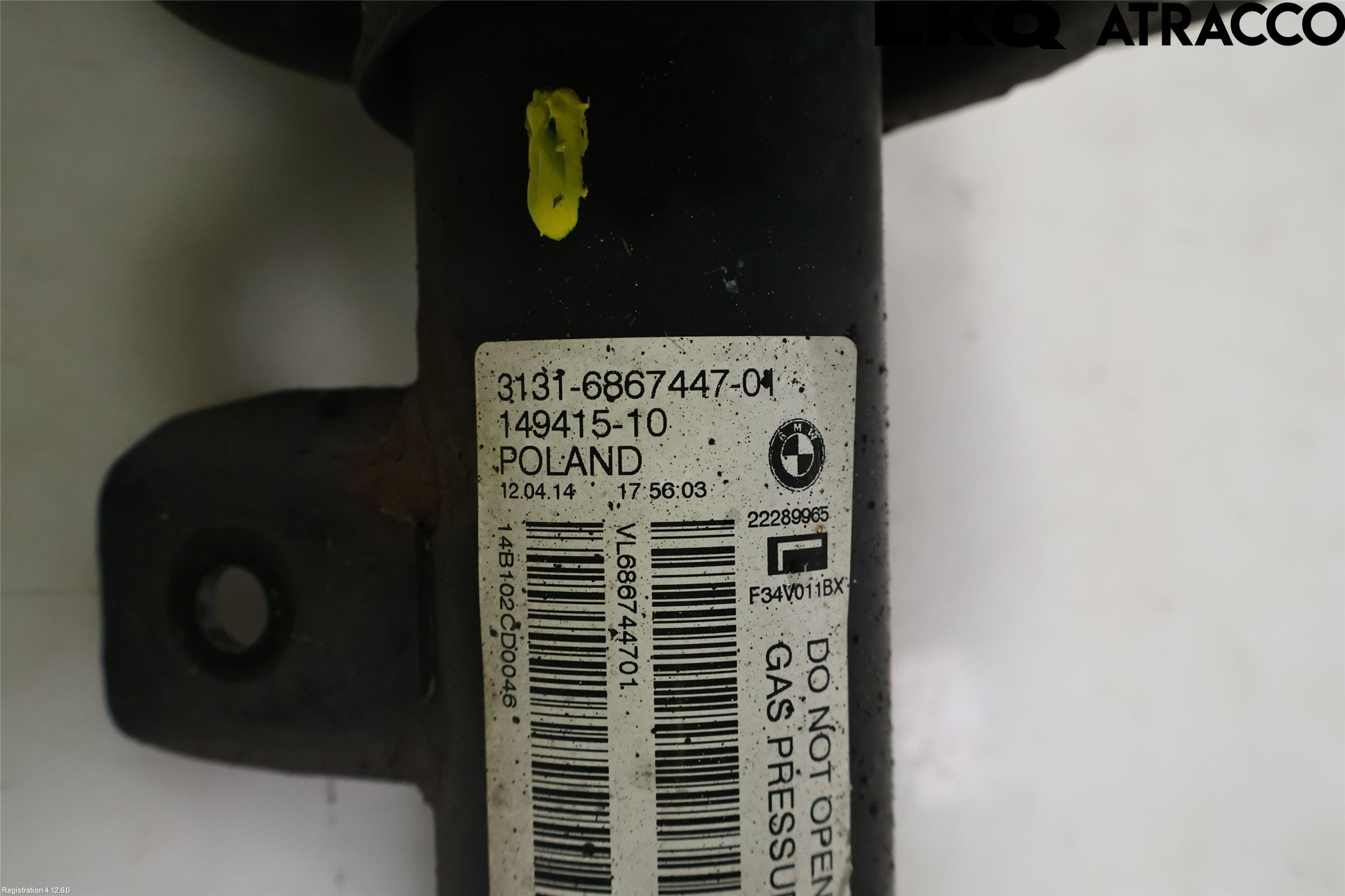 BMW 3 GT F34 13-19 Fjærbein Foran Venstre