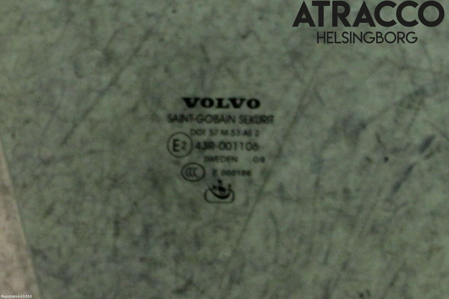 Volvo V70 08-13 Dørrute Foran Høyre 4 Dørs