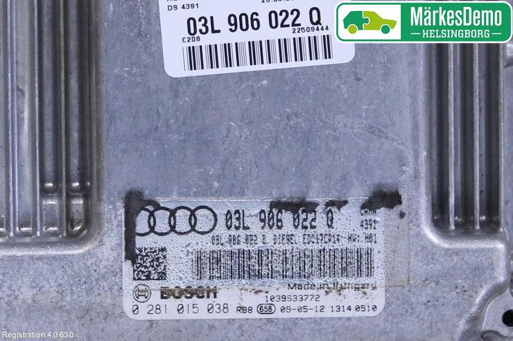 Audi Q5 09-16 Styreenhet Dieselpumpe